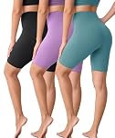 VALANDY Creamlush 3 Pack Cycling Shorts for Women - 8" High Waisted Buttery Soft Athletic Yoga Shorts (S-5XL)