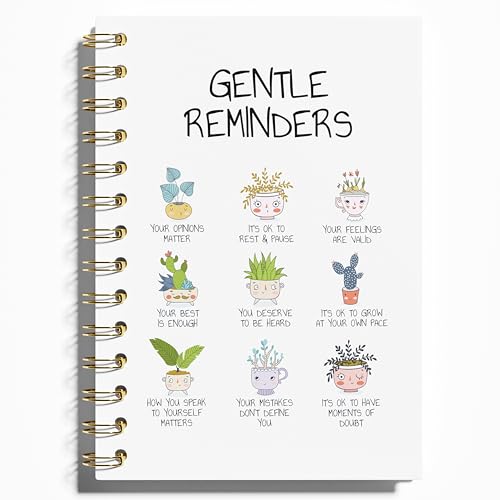 Carnet d'affirmations quotidiennes WFSM contre le stress journal de femme