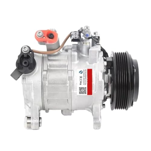 Compresor de aire acondicionado compatible con BMW Serie 5 F10 F07 F18 520 D 525 D 520d 525d N47 64529399072 64529223694 64529225703 9223694 DCP05095