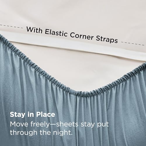 Image of Bedsure Full Size Bed Sheets, 6 Piece, Prewashed Ultra-Soft, 18-inch | Extra Deep Pocket, Breathable, Secure Fit, Hotel Luxury Bedding, Dual Side Pockets, Fade Resistant, For Air Mattress