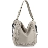 EMBRUNIOICE Large Hobo Bags for Women, Vegan Leather Hobo Purse and Handbag with Adjustable Guitar S