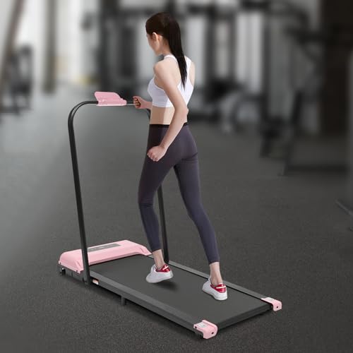 vinnyooc 3HP Loopband 2-in-1 hometrainer opvouwbaar elektrische loopband loopband 6 km/u fitnessapparaat 220 LBS cardio-training met afstandsbediening LED-display - Afbeelding 8