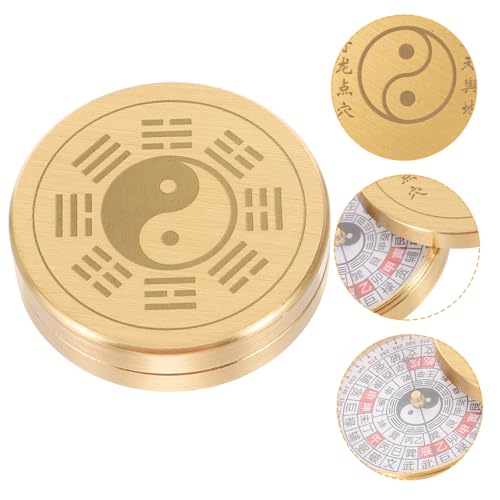 Compas chinois vintage élégant avec couvercle en set de 5 pièces de prestige