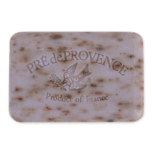 Image of Pre de Provence Artisanal Soap Bar, Enriched with Organic Shea Butter, Natural French Skincare, Quad Milled for Rich Smooth Lather, Lavender, 8.8 Ounce