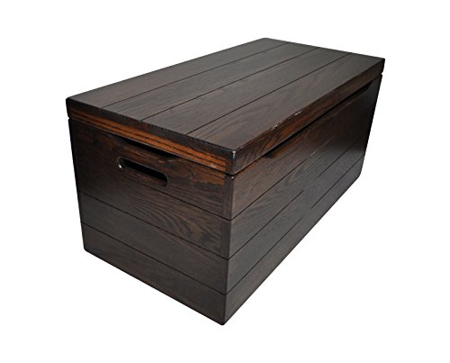 image for Hope Woodworking 36” Wooden Toy Chest – Handmade Amish Toy Box –
