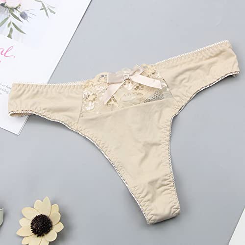 Ensemble soutien-gorge et string sexy dentelle blanche sans marque - 4