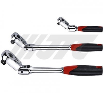 1/2 INCH Square Drive Elora Quick Release Soft Grip Reversible Ratchet Wrench with Flexible Head BY JTC 3014A