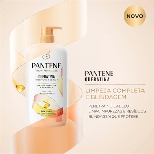 Pantene PRO-V Miracles Shampoo Queratina 1L