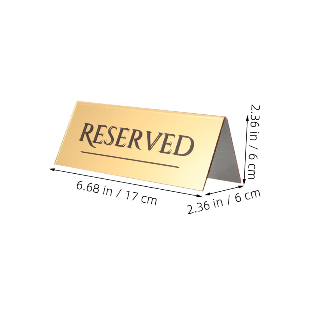 Healifty 3pcs Reserved Seating Signs Elegant Wedding Table Signs for Restaurant and Event Seating Decor User Friendly and for Weddings Banquets and Receptions