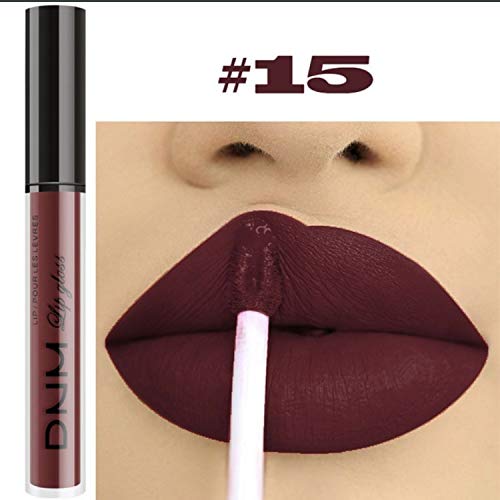10pcs/Set Makeup Matte Lipstick Lip Kit, Velvety Liquid Lipstick Waterproof Long Lasting Durable Nude Lip Gloss Beauty Cosmetics Set