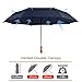 Lejorain Large Compact Golf Umbrella - 54inch Oversized Auto Open Close Folding Golf Umbrella Travel 210T Dupont Teflon Coated Vented Windproof Double Canopy