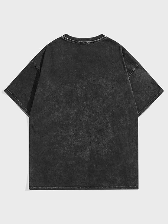 Spider Letter Graphic T-Shirt Men’s Hip Hop Streetwear Oversized Tee Harajuku Casual Y2k Cotton Shirt - Image 3