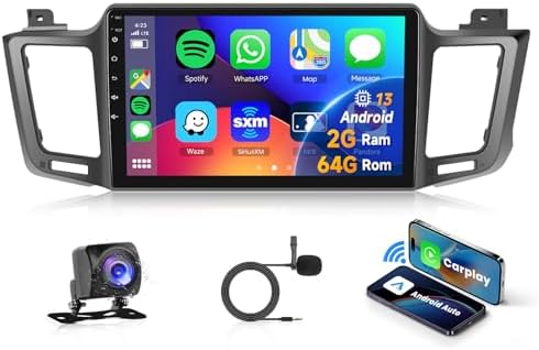 Android Autoradio Für Toyota RAV4 2013-2019 - 10.1 Zoll Mit Wireless Carplay & Android Auto