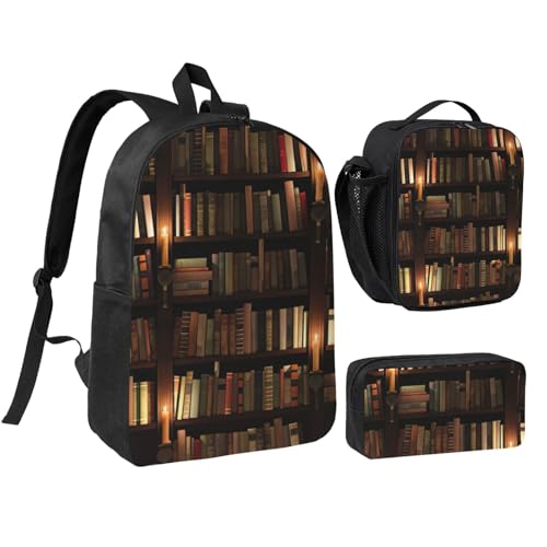 Sac à dos d'école EdWal bibliothèque pour ranger les livres et le repas du midi