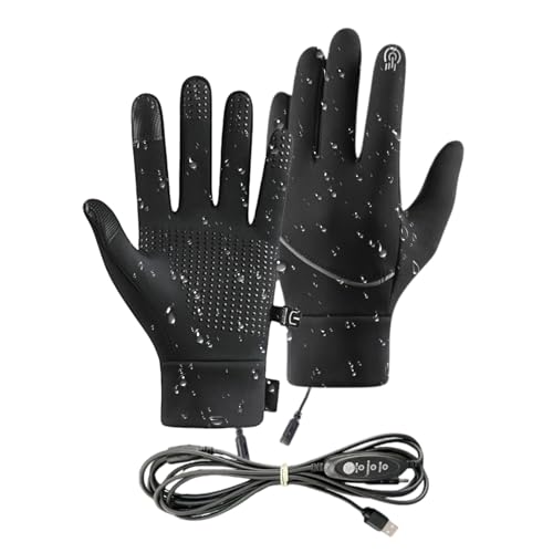 Gants chauffants contre le froid aux mains moufles USB femme