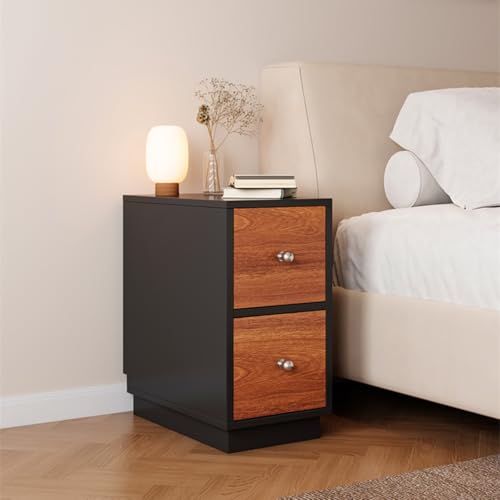 Table d'appoint fine avec tiroirs : le meuble de rangement compact indispensable - 2