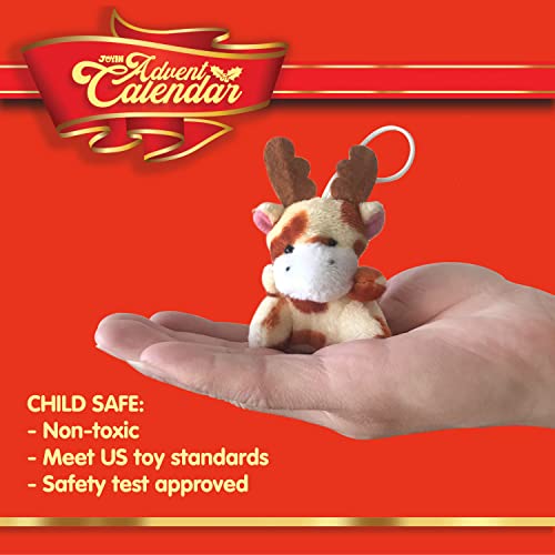 JOYIN 2025 Christmas Advent Calendar with Mini Animal Plush, 24 Days Countdown Advent Calendar with 24 Stuffed Animals, Kids Girls Party Favor, Xmas Gift Classroom Prizes, Christmas Party Favor Gifts – Image 7