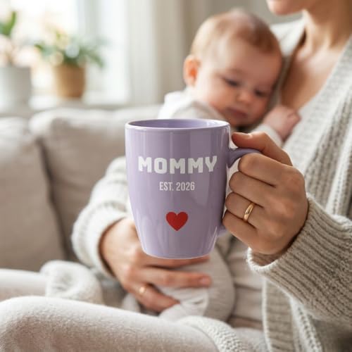 Image of Hello Parenthood Hamper | Est. 2026 Mommy Mug Set | Unique New Mom Gift | Baby Shower, Hospital Visit & Newborn Gift