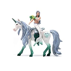 Schleich Mermaid Riding on Sea Unicorn