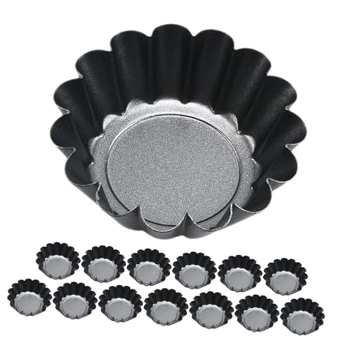 STOBAZA 14pcs Mini Egg Tart Molds: 2.5