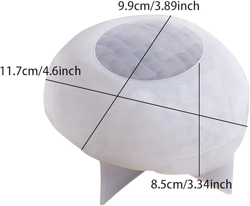 Miniatura 7 de Voyyphixa Molde de silicona de resina de huevo de dragón 3D, moldes de silicona de animales dormidos para resina epoxi, manualidades para arcilla
