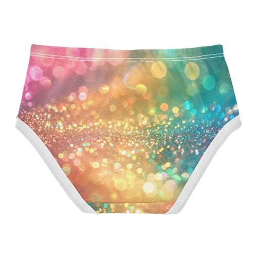 Toddler Underwear Floral 2t Cotton Little Girl Panties Animal Briefs Kids Undies Rainbow Gradient Stars Sparkles2