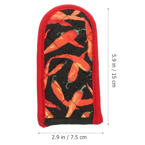 Funda para agarradera de algodón para cocinar a la parrilla de forma segura 3