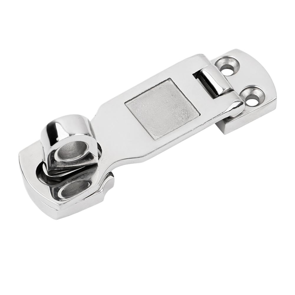 Ezqebrmdr Onecolor 316 Stainless Steel Anti-Rattle Latch Boat Locker Clamp Marine Buckle Accessory