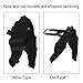 Dog Hip Brace Support for Torn Leg, Dog Knee Braces for Relieves Joint Pain,Better Recovery with Dog Knee Brace (HJ25 Rear Double Leggings Black M)