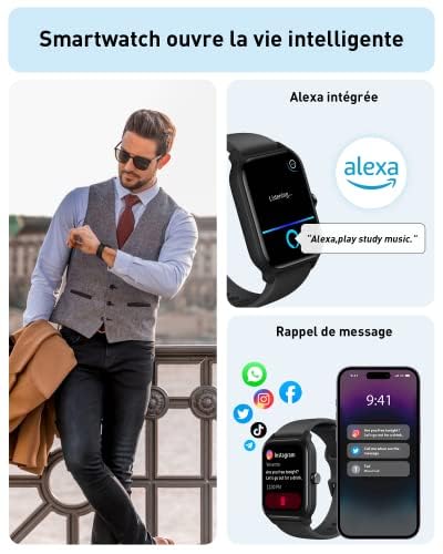 Montre connectée compatible Android et iOS Gydom pour ne plus rater vos appels - 3
