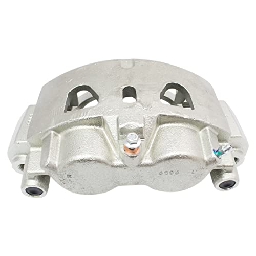 Image of TRQ Front Left Brake Caliper w /Bracket Drivers Side | For 2011-2018 Chevrolet Silverado 2500 HD Silverado 3500 HD 2016-2018 Suburban 3500 HD GMC Sierra 2500 HD Sierra 3500 HD