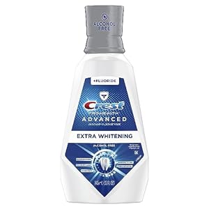 Crest Pro-Health Advanced Mouthwash, Alcohol Free, Extra Whitening, Energizing Mint Flavor, 946 mL (32 fl oz)