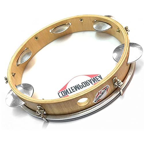 PANDEIRO CONTEMPORANEA LIGHT 82LT 10 POL MADEIRA NYLON