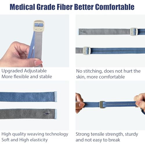 Image of 2 Packs Replacement Airfit P10 /N30 Headgear Adjustable CPAP Mask Strap | Version High Elasticity Soft Durable Adjustable Design Compatible with P10 /N30 CPAP Nasal Pillow Mask (Without Mask)