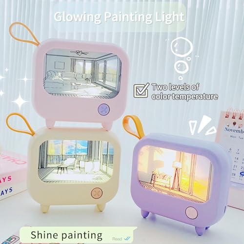 Image of AKSH Light Painting Night Light Multy Color