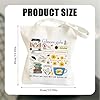 Embhlitfe Reusable Canvas Tote Bag for Women & Girls - Study Books & London City Themed Aesthetic Bag Pocket Perfect for Shopping, Work, Travel & Travel Lover Souvenir Gift #3