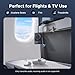 UGREEN Airplane Bluetooth 5.4 Adapter for 2 Airpods or Headphones, Wireless Bluetooth Transmitter Compatible with All AirPods Like Airpods 4/Pro2/Max,Dual 3.5MM AUX Jack Adapter Included
