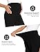 BRATUC Maternity Pants for Women Viscose from Bamboo Soft Stretchy Loose Comfy Pregnancy Lounge Pajama Pants with Pockets (X-Large Black)