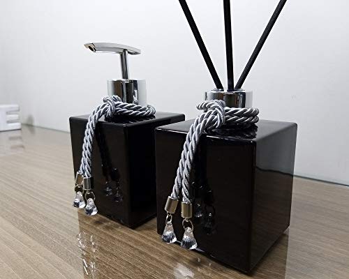 Kit Aromatizador Lavabo Sabonete Líquido Cubo Pingente Luxo