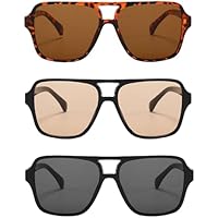 TGKEAIY Gafas de Sol Cuadradas Retro Mujer Hombre, Vintage Gafas