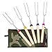 Wuple Marshmallow Roasting Sticks Set of 5 Smores Sticks for Fire Pit Campfire Roasting Sticks 30 inch