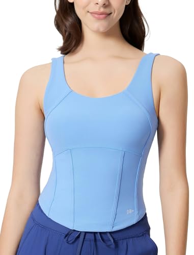 Débardeur athlétique avec soutien-gorge intégré pour gym et fitness femme