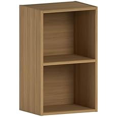 Vida Designs Estantería Oxford Cube, Roble, 2 Nive...