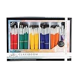 Royal Brush RCVP-108 Classroom Value Pack, Round Brushes, Assorted
