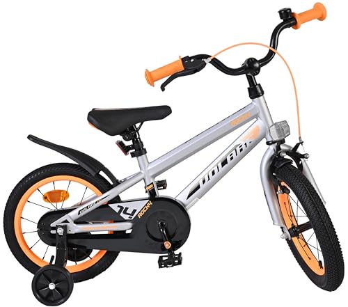 Volare Rocky 14" Gray vélo enfant pour balades au parc en famille