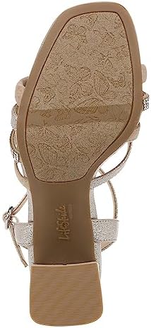 LifeStride Womens Belle Block Heel Strappy Dress Sandals Champagne 8.5 M | Image 7