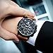 BENYAR Relojes para Hombre Analógico Movimiento Cuarzo Cronografo Impermeable Luminoso Moda Casual Reloj de Pulsera Correa de Cuero Elegante Regalo para Hombre Imagen de BENYAR Relojes para Hombre Analógico Movimiento Cuarzo Cronografo Impermeable Luminoso Moda Casual Reloj de Pulsera Correa de Cuero Elegante Regalo para Hombre