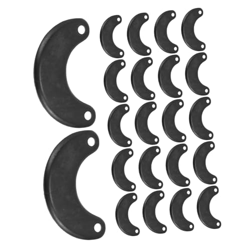 Image of Photo Frame Supplies 50pcs Back Plate Fastener Bow-Shaped Hanging Hardware Elegance