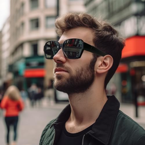 Two Pairs Fit Over Sunglasses for Men Women - Polarized Wrap Around, Lightweight Sunglasses Over Glasses, UV400 Protection with Full Coverage Design2