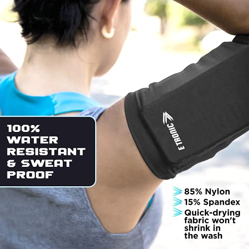 E Tronic Edge C4 Phone Holder For Running, Cell Phone Arm Bands With Reflective Logo, Phone Strap Armband Fits Iphone And Android thumb #2